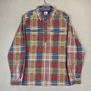 The Territory‎ Ahead Shirt Mens Small Multicolor Plaid Long Sleeve Pockets